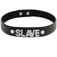 Coquette Choker Vegan Leather - Slave